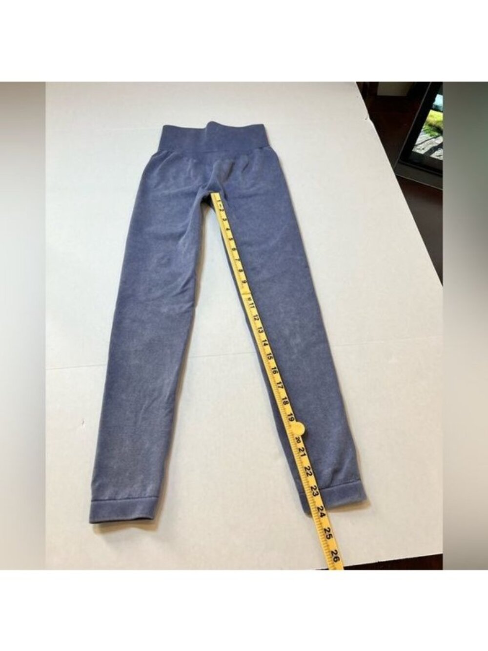 Bo+tee leggings washed blue bootie shaping style workout leggings pants Size XS - Picture 6 of 8